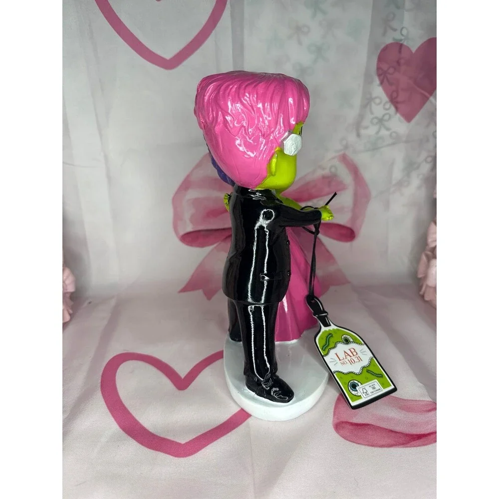 NEW SUMMERWEEN LAB No. 10.31 FRANKENSTEIN BRIDE COUPLE HALLOWEEN FIGURINE